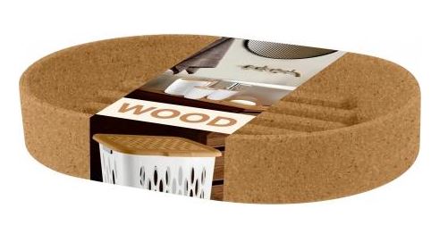 Мыльница Keeplex Wood 12x8,3x2см